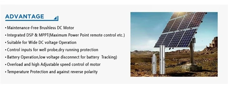 3DSP4-35-24-300 300w Dc Brushless Solar Powered Deep Well Water Pumps suppliers