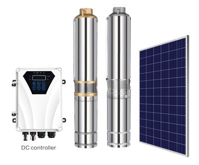 Bomba de água solar para poço profundo de 4 polegadas 48V 72V DC